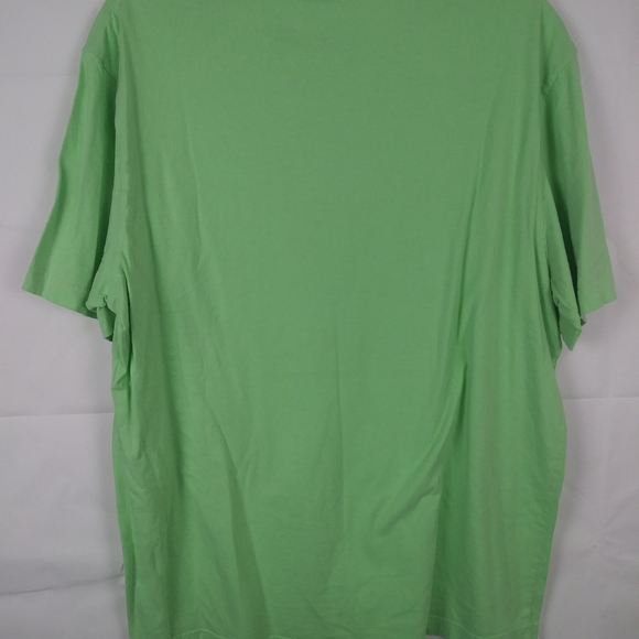 Chaps Green Fishing Cotton T-Shirt Size Large - Picture 4 of 6